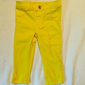 Carter’s Yellow Denim - 12m